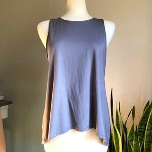 Yogalicious open back long tank top